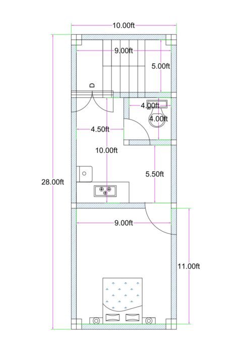 10X28 1BHK