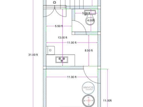 12X31 1BHK