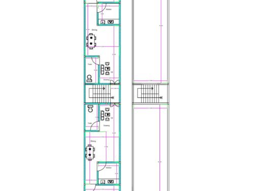 14X103 1BHK 2 FLATS