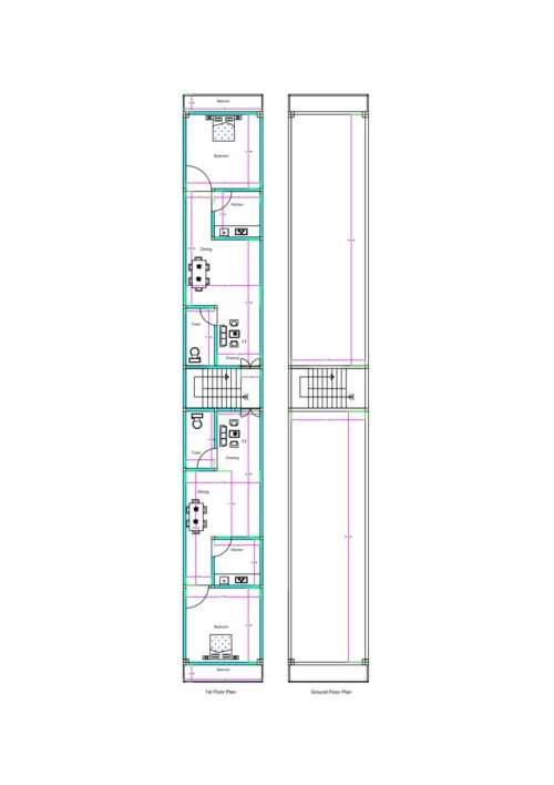 14X103 1BHK 2 FLATS