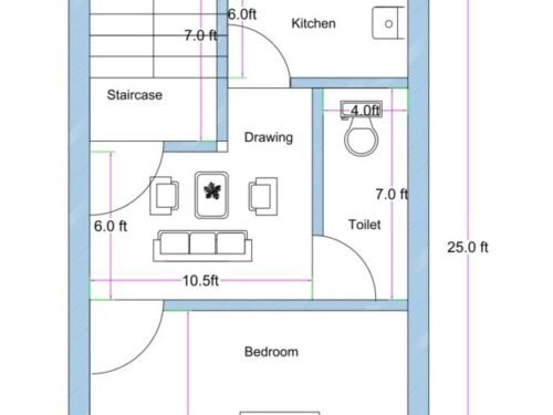 18x25 1BHK