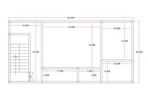 20x40 ft 1BHK