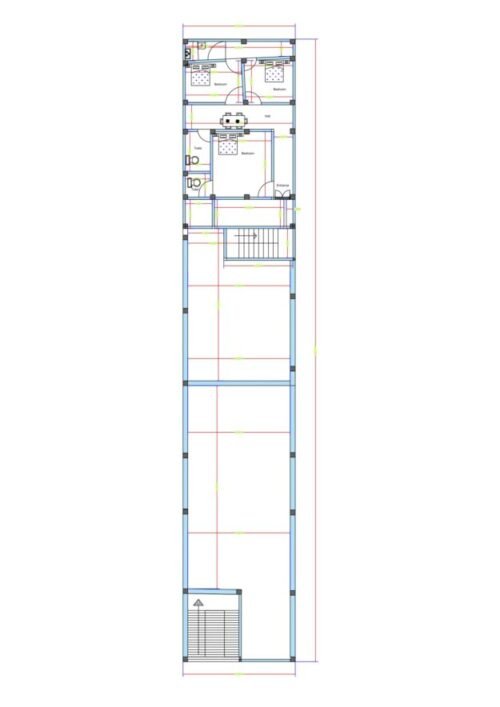 23x127 ft 2BHK + Showroom3