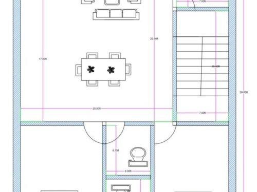 30x39 ft 2BHK