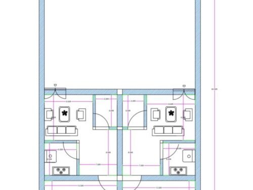 30x60 ft 1BHK 2Flats + Parking
