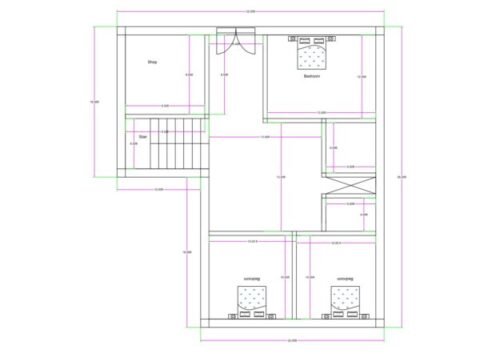 32x36 3BHK +1Shop