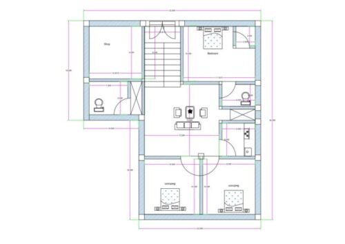 32x36 3BHK +1Shop Final