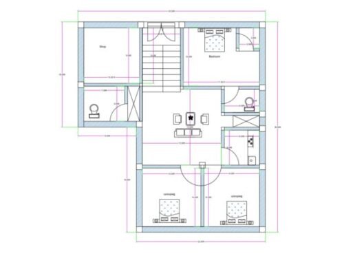 32x36 3BHK +1Shop Final