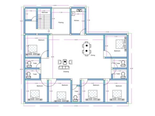 40x60 ft 6BHK