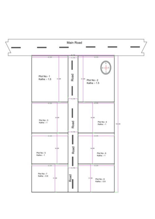 90.75x150 ft Plotting.