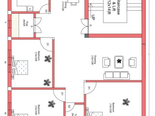 30x40 ft 3BHK