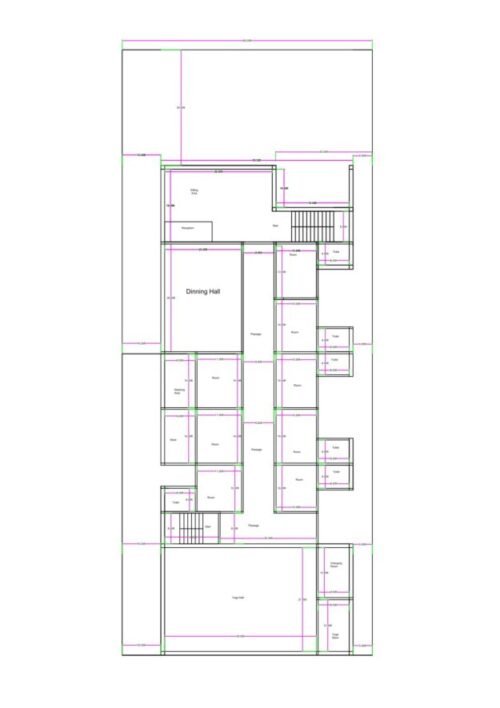 55x155 ft Yoga Centre Complex