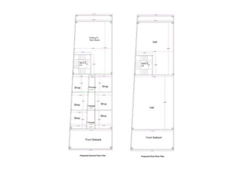 32x80 Shopping complex Grond + First Floor