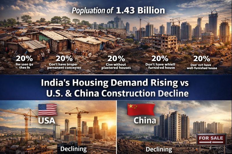 Buildingo- “Future India skyline 2050 showing rapid real estate development and modern construction growth.”1