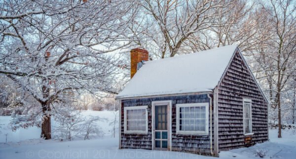 a beautiful home in artic region small tiny home surrounded by ice created for compact living 